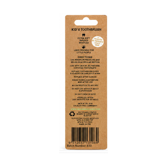 Jack Nโ Jill Kids Toothbrush โ Extra Soft