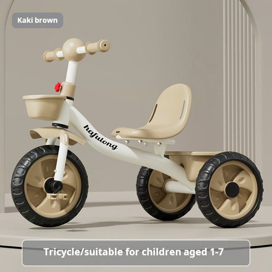 Kids 3-Wheel Folding Tricycle with Training Wheels