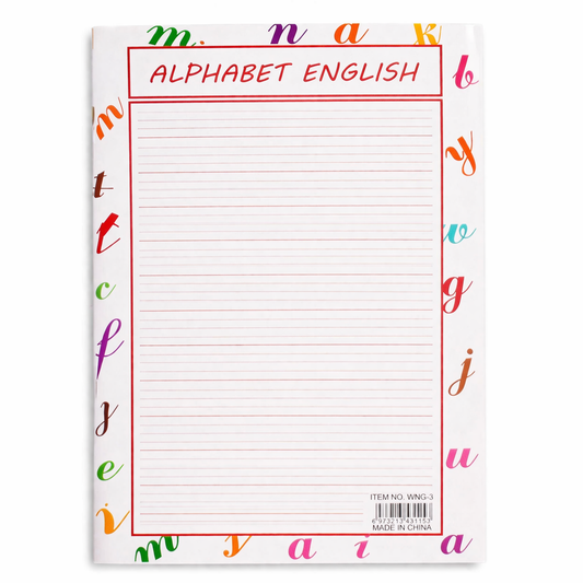 Colorful Alphabet English Learning Book for Kids | A–B–C Educational Board Book