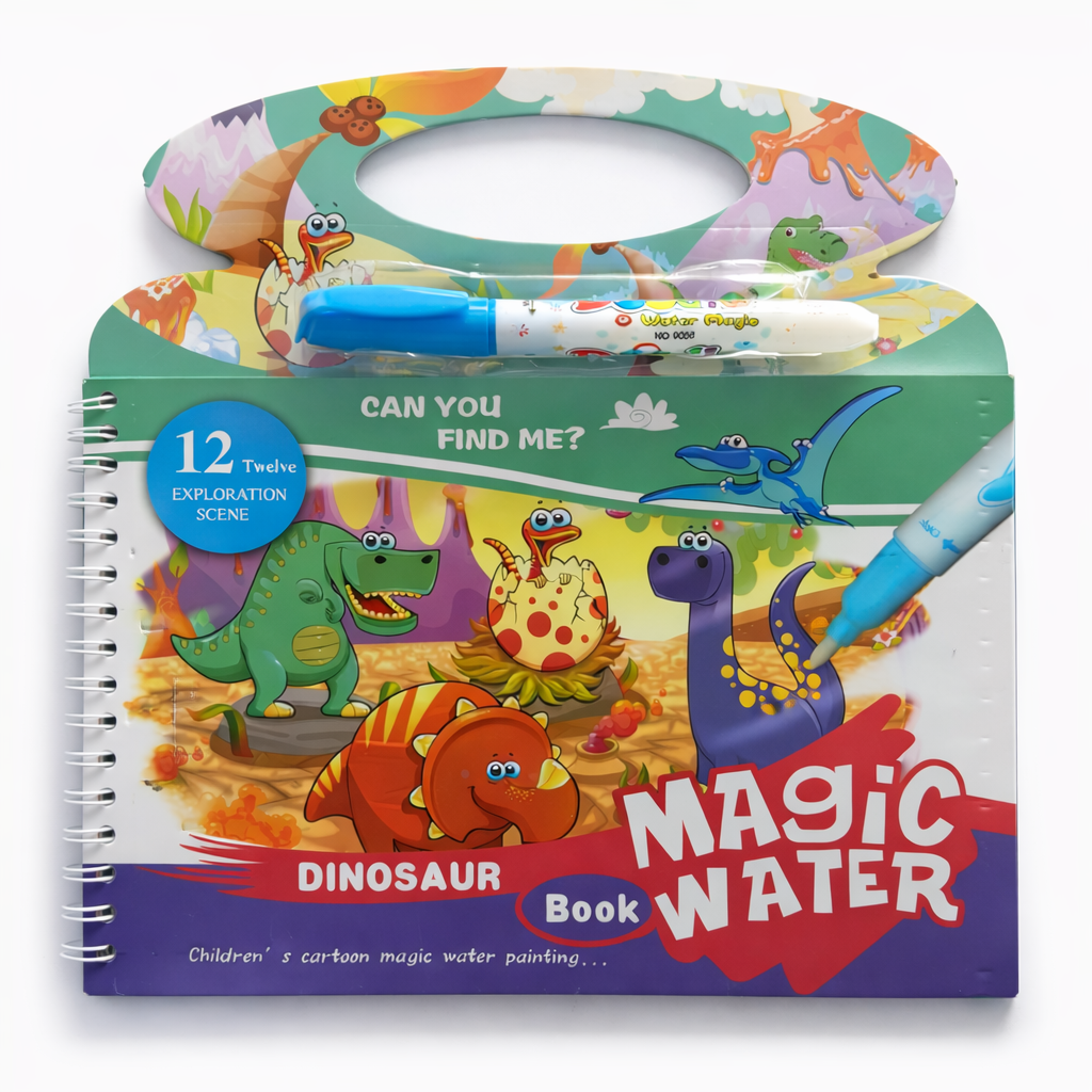 Magic Water Book Reusable Coloring Book