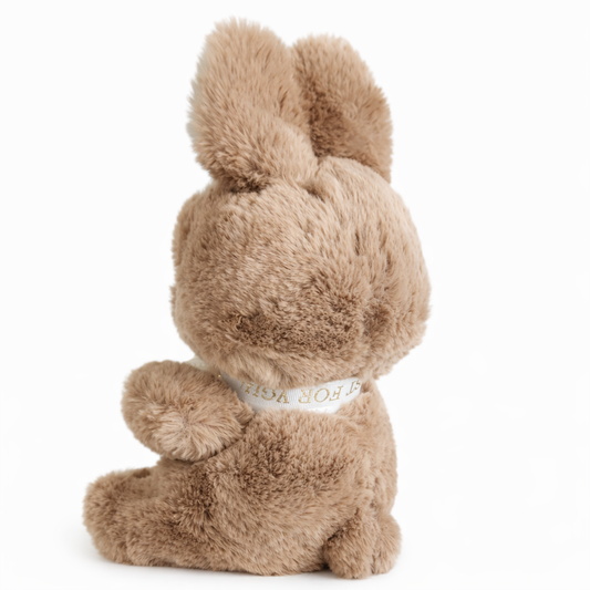 Bunny Soft Toy with Bow Cute Plush Teddy