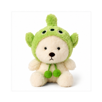 White teddy bear soft toy