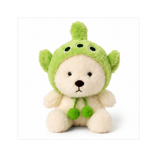 Cute White Teddy Bear Soft Toy | Stuffed toy with Hat