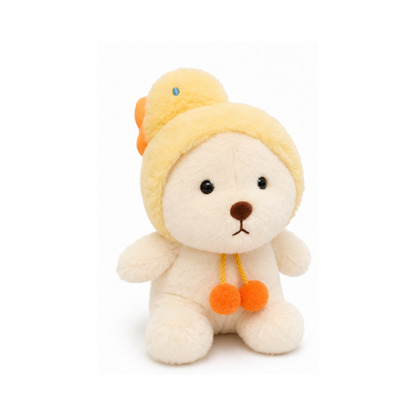 White teddy bear soft toy