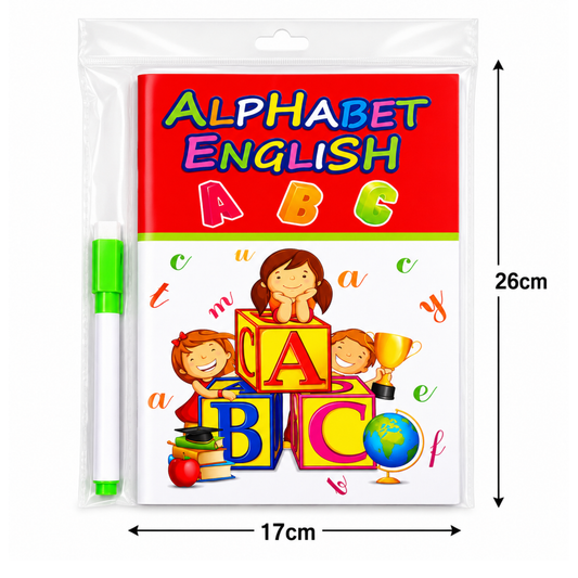 Colorful Alphabet English Learning Book for Kids | A–B–C Educational Board Book
