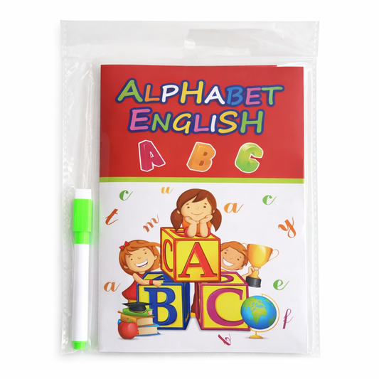 Colorful Alphabet English Learning Book for Kids | A–B–C Educational Board Book