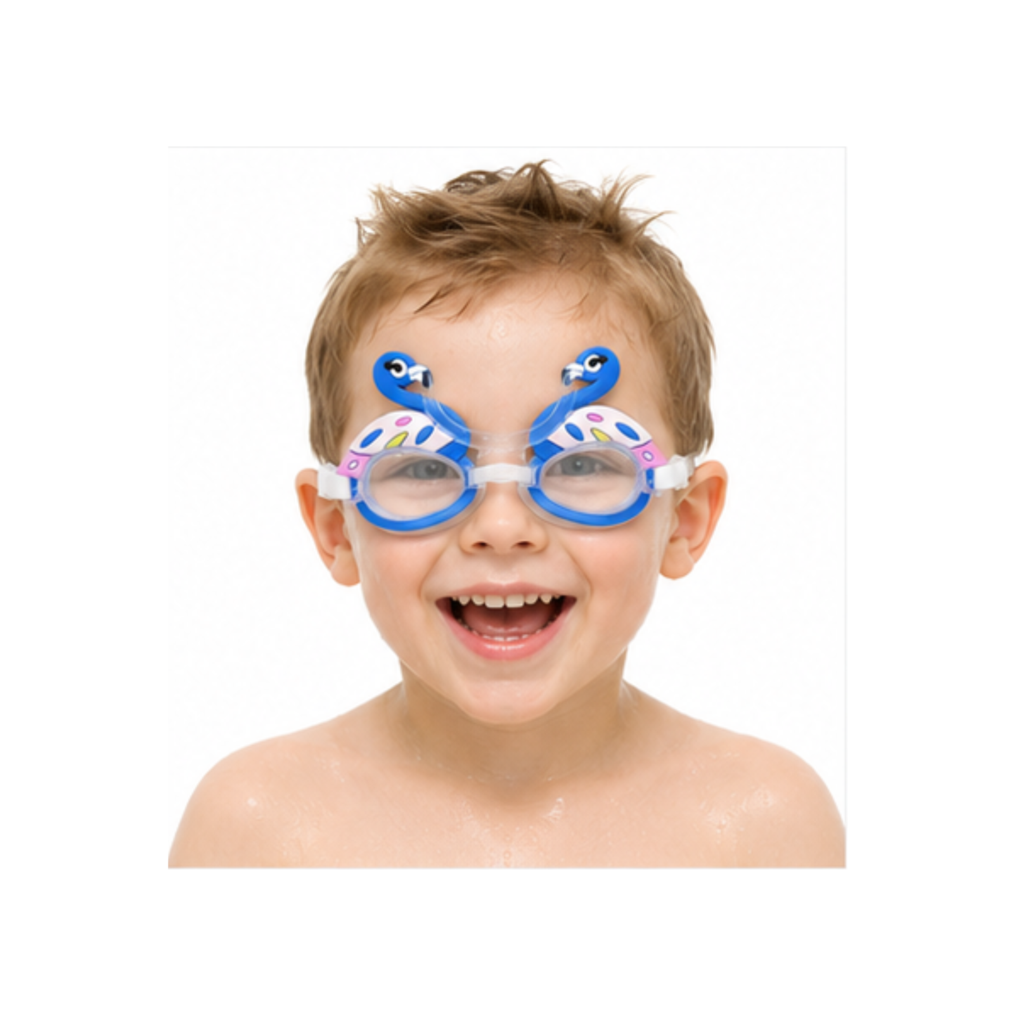 Kids Swimming Goggles - Peacock