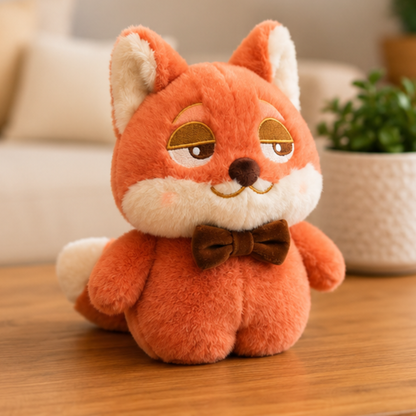 Soft Toy Fox with Bow