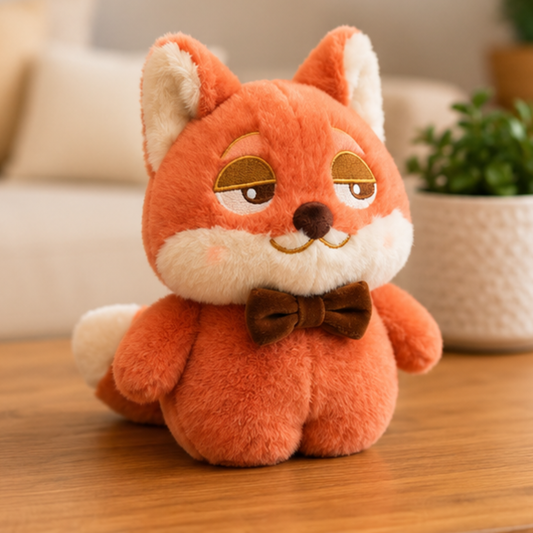 Soft Toy Fox with Bow