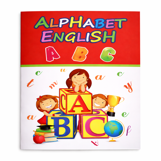 Colorful Alphabet English Learning Book for Kids | A–B–C Educational Board Book