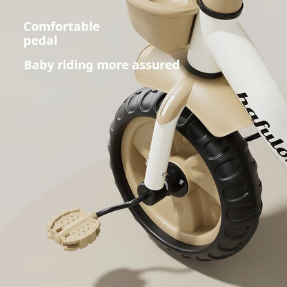 Kids 3-Wheel Folding Tricycle with Training Wheels 