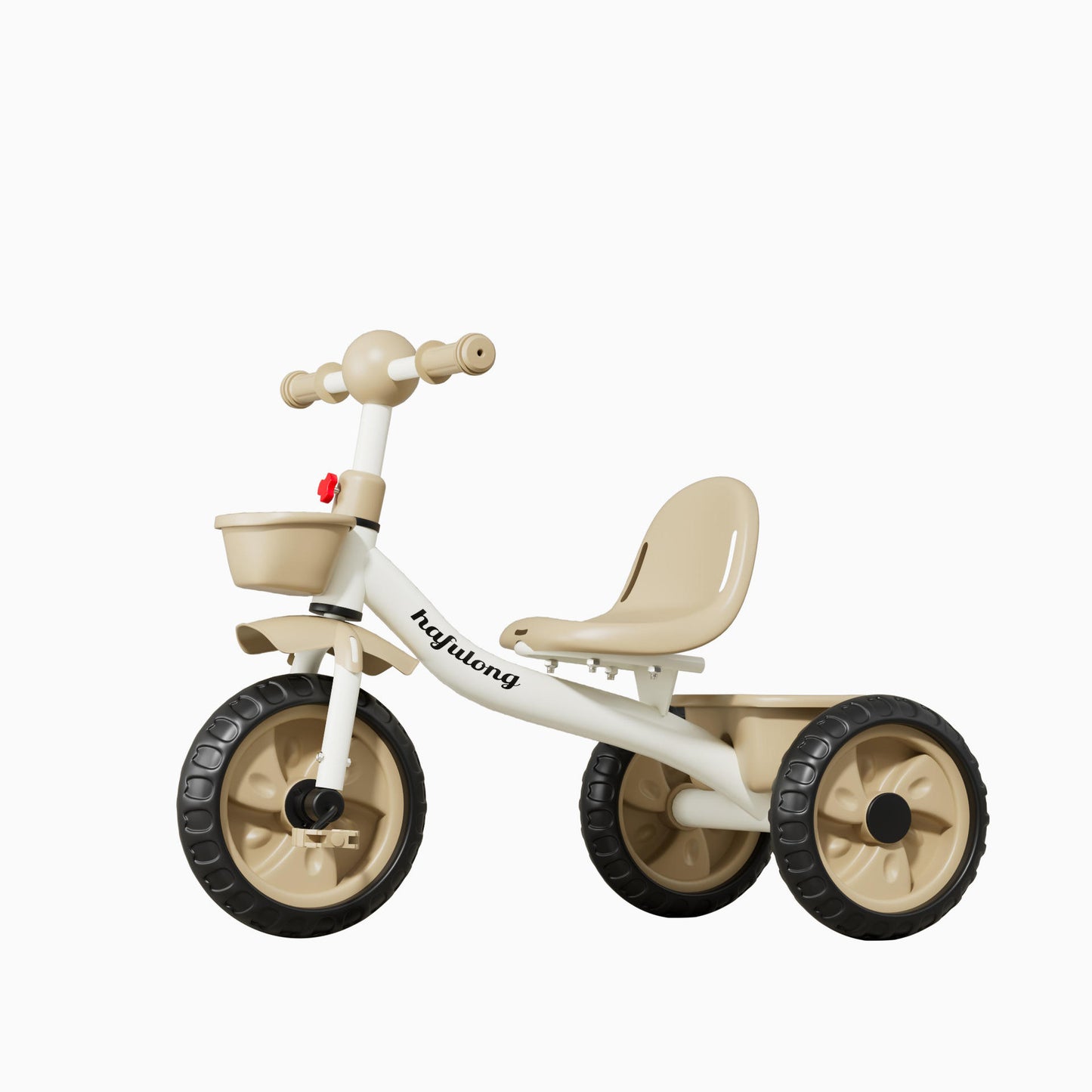 Kids 3-Wheel Folding Tricycle with Training Wheels 