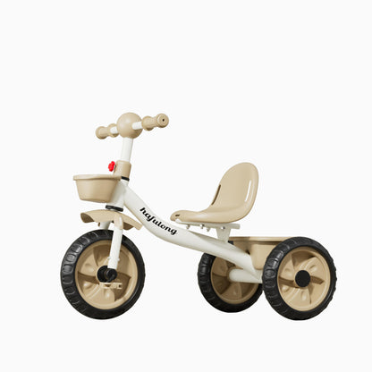 Kids 3-Wheel Folding Tricycle with Training Wheels 