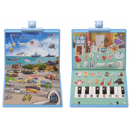 Electronic interactive learning book