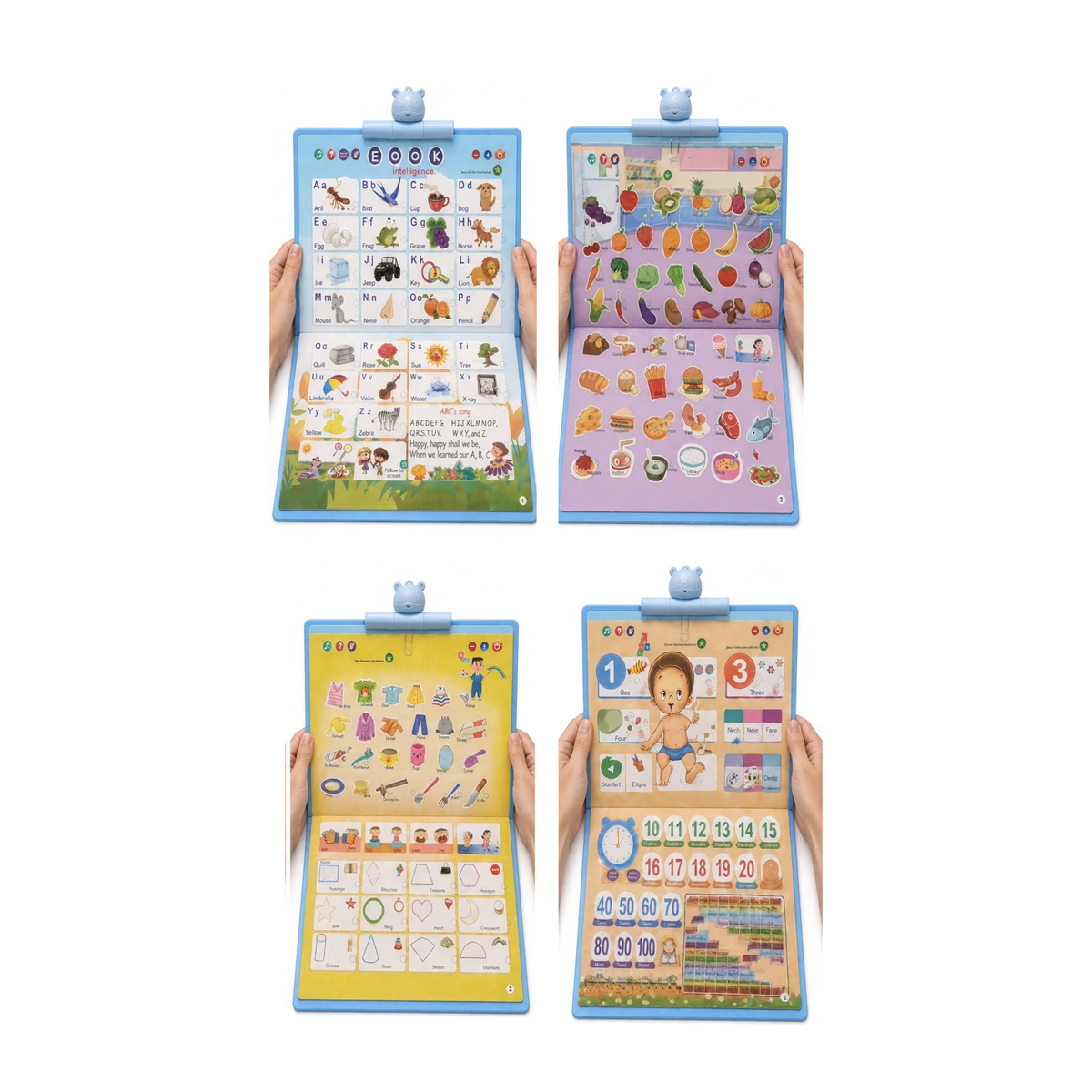 Electronic interactive learning book