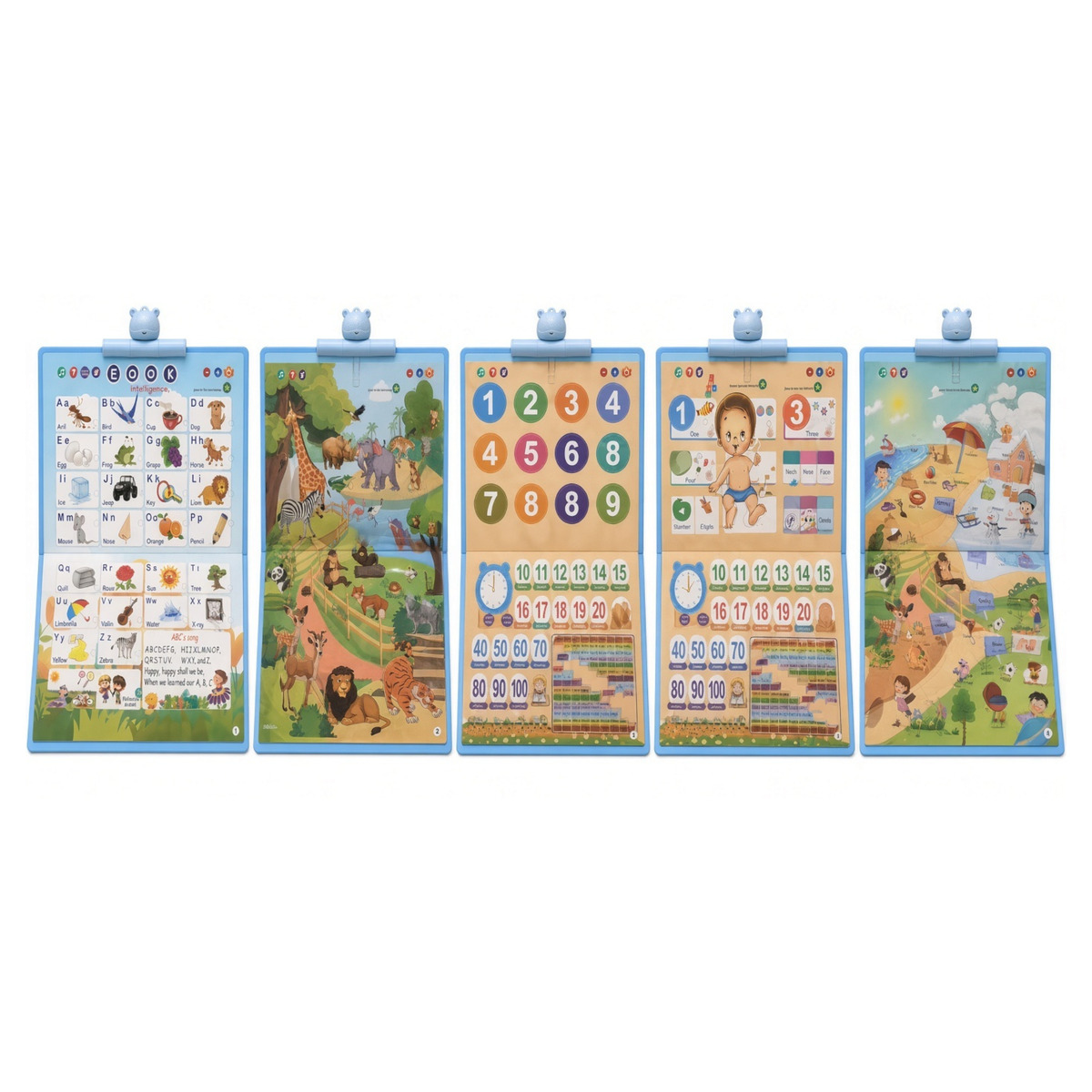 Electronic interactive learning book