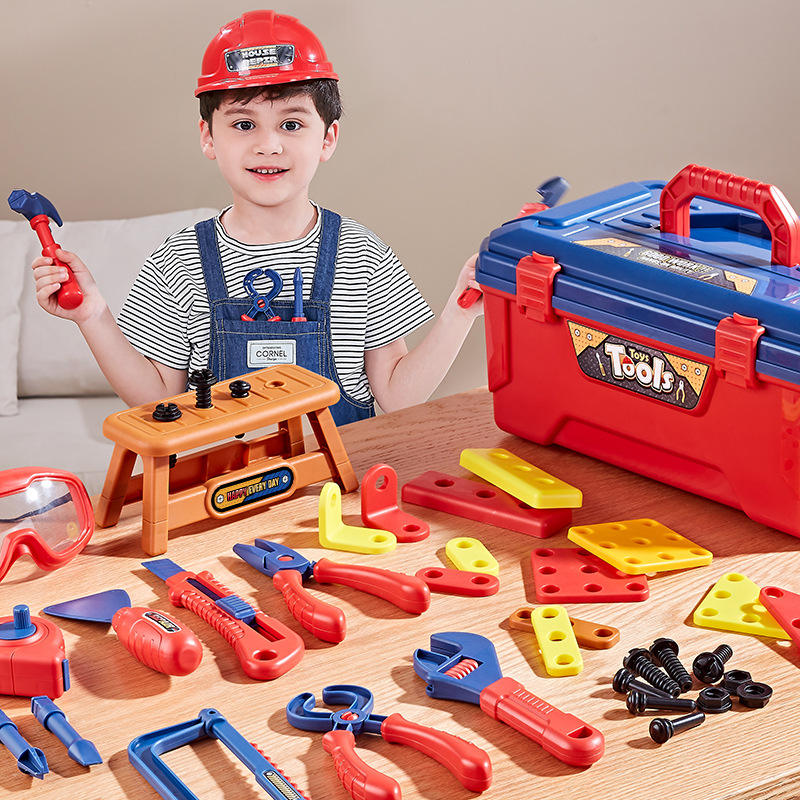 Kids Pretend Tool Set | Children's Toy Toolbox with Screwdriver & Drill | NZ