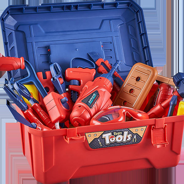 Kids Pretend Tool Set | Children's Toy Toolbox with Screwdriver & Drill | NZ