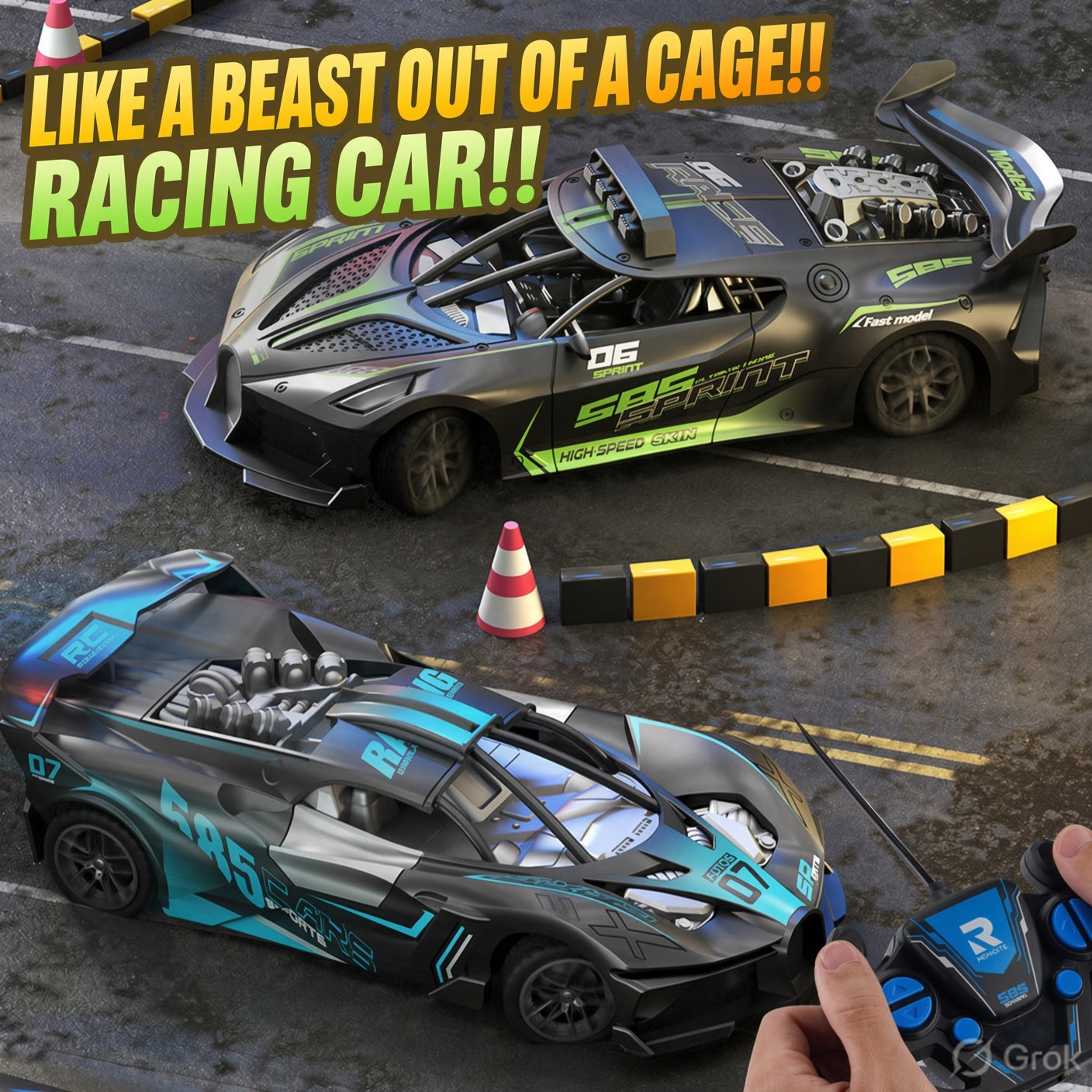 remote control racing supercar