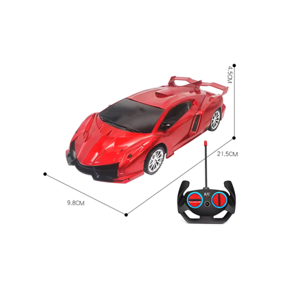 red remote control sports car