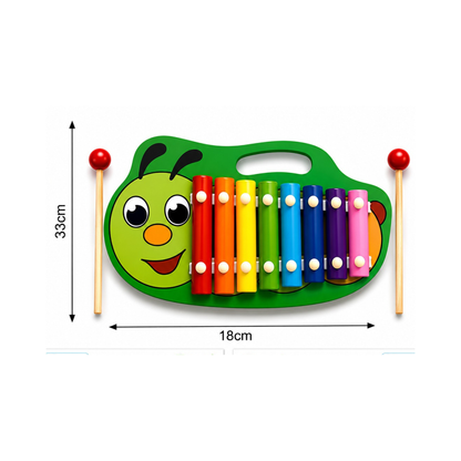 Caterpillar Wooden Xylophone Toy