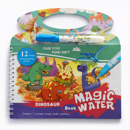 Magic Water Book Reusable Coloring Book