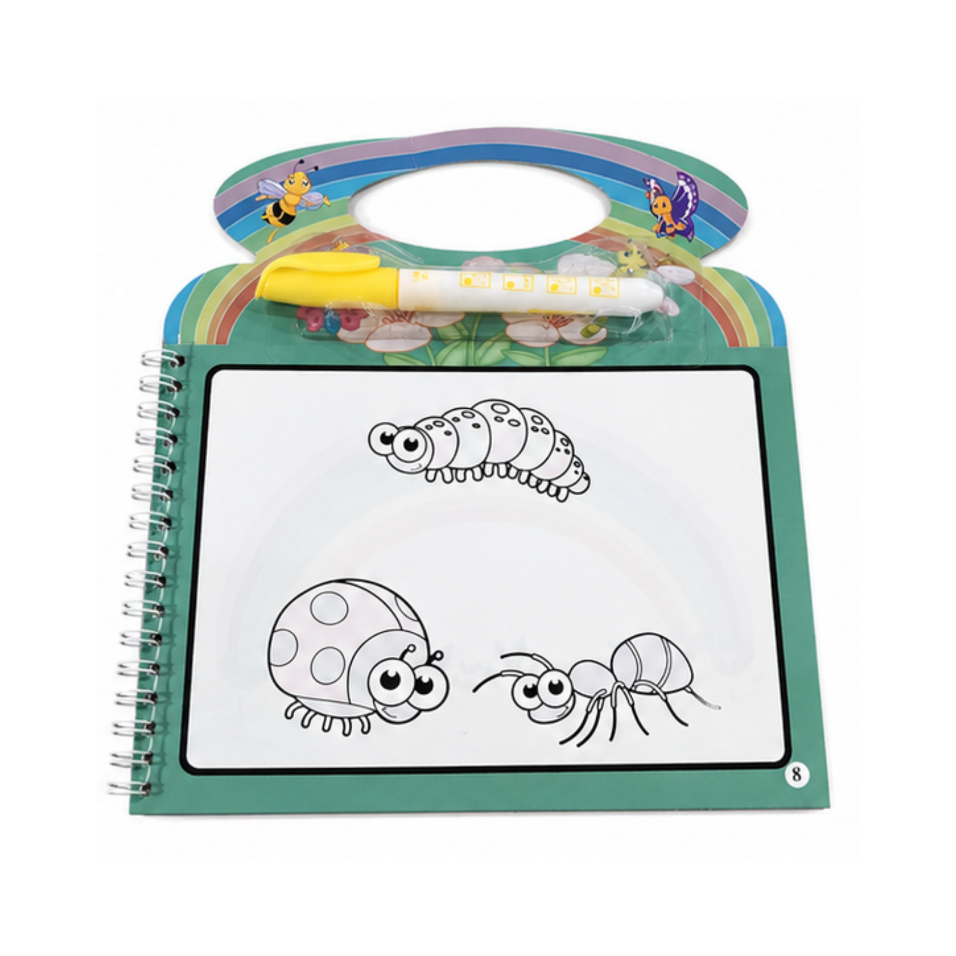 Magic Water Book Reusable Coloring Book