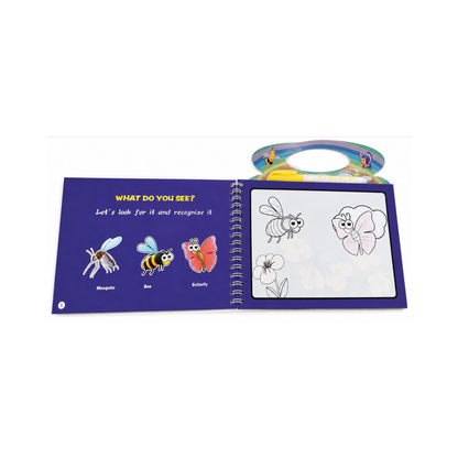 Magic Water Book Reusable Coloring Book