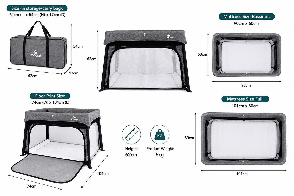 Portable Baby Travel Cot 