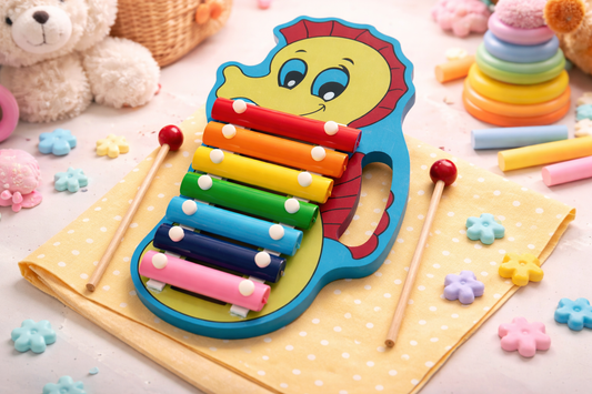 Seahorse Wooden Xylophone Toy