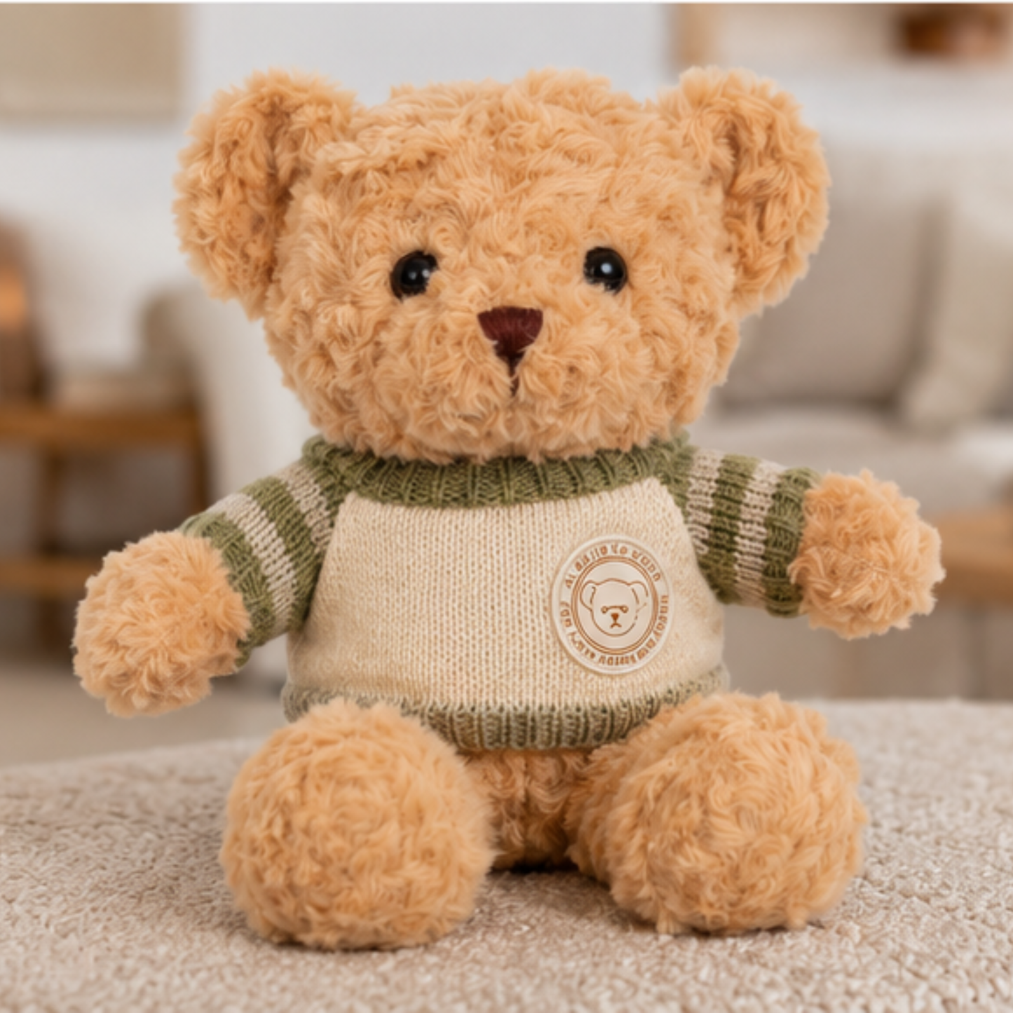 Teddy bear with sweater