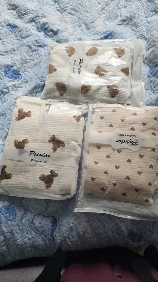 Premium Muslin Swaddle Wrap | Soft Cotton Baby Blanket