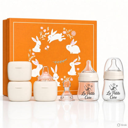 Newborn Borosilicate Glass Bottle Gift Set