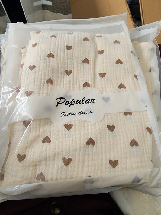 Premium Muslin Swaddle Wrap | Soft Cotton Baby Blanket