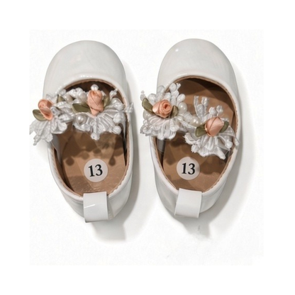 White baby girl shoes
