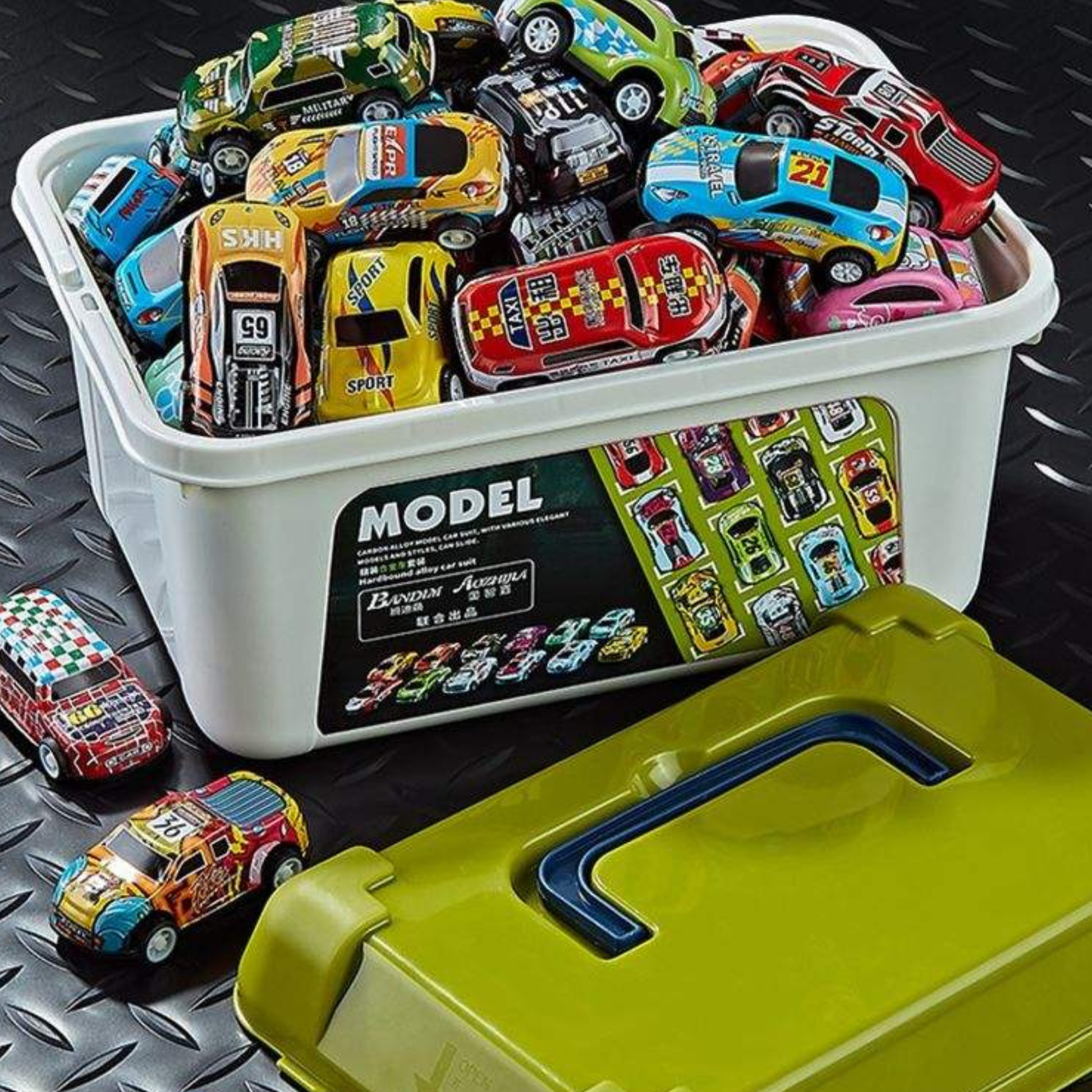 30-Piece 1:64 Die-Cast Pull-Back Car Set