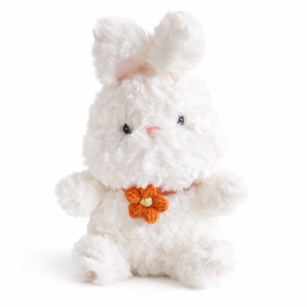 Bunny with flower bow