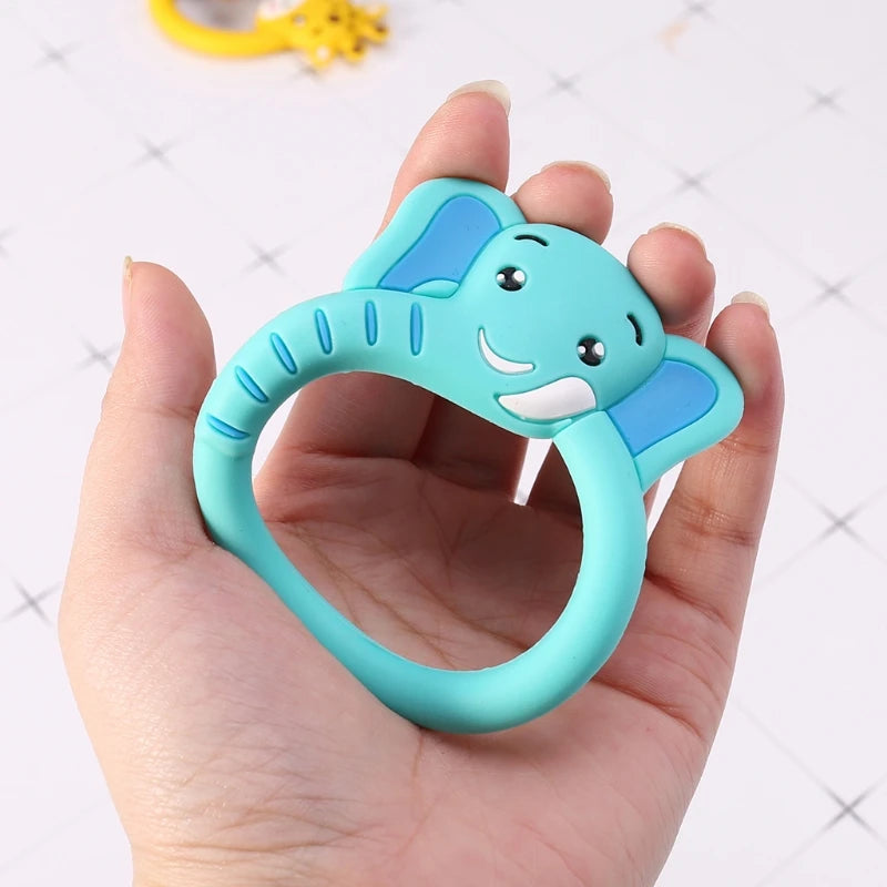 Baby Silicone Teether - Elephant