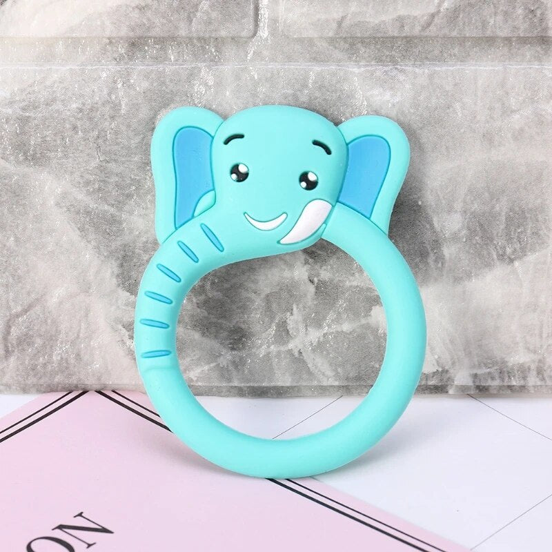 Baby Silicone Teether - Elephant