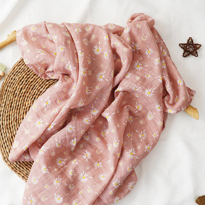 Newborn Muslin Swaddle Wrap | 100% Cotton Baby Blanket