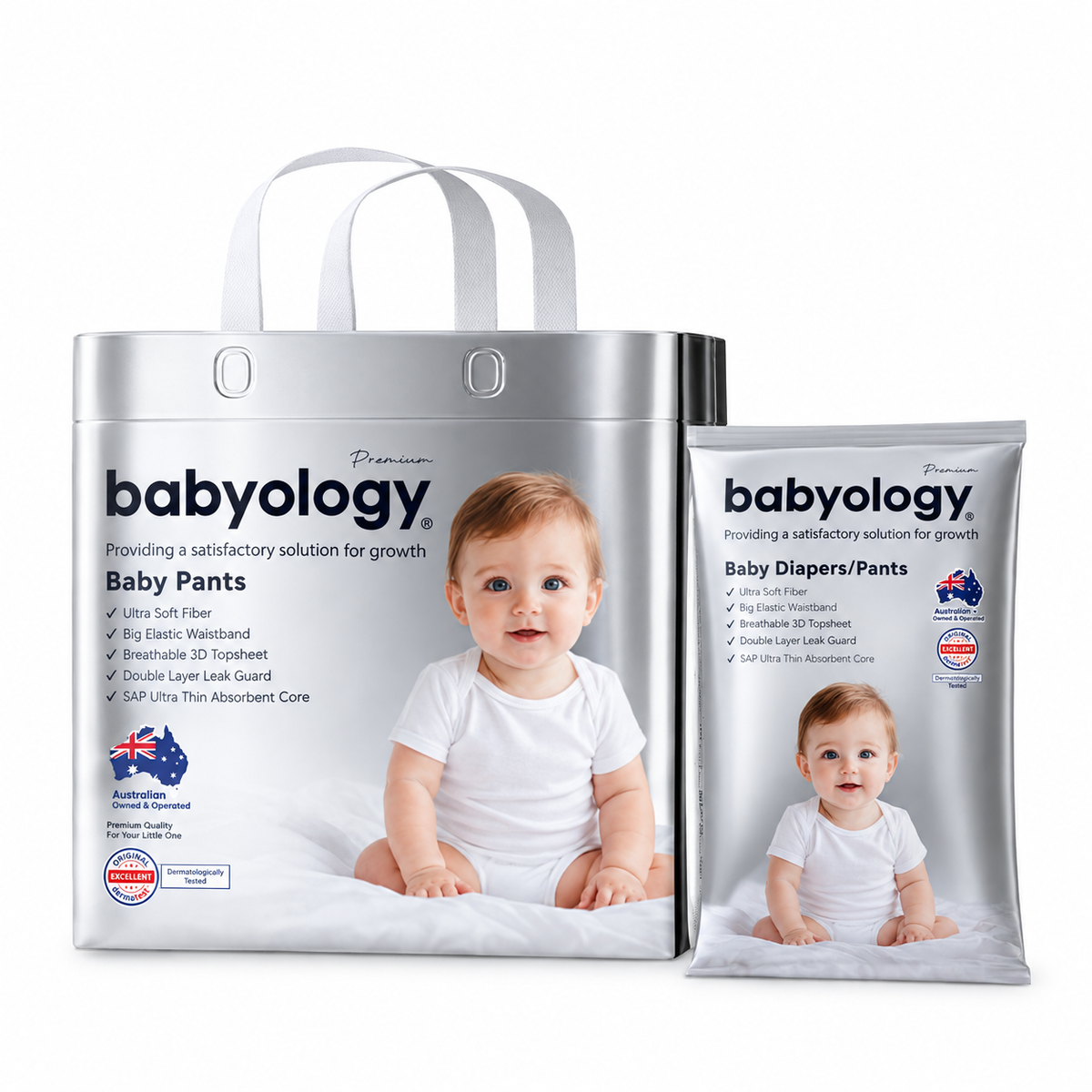 Babyology Premium unisex Baby Pants | Comfortable Pull-On Protection