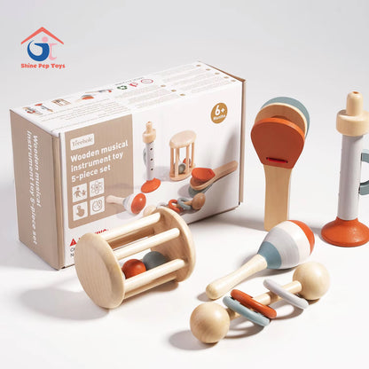 Wooden Baby Musical Instrument Set