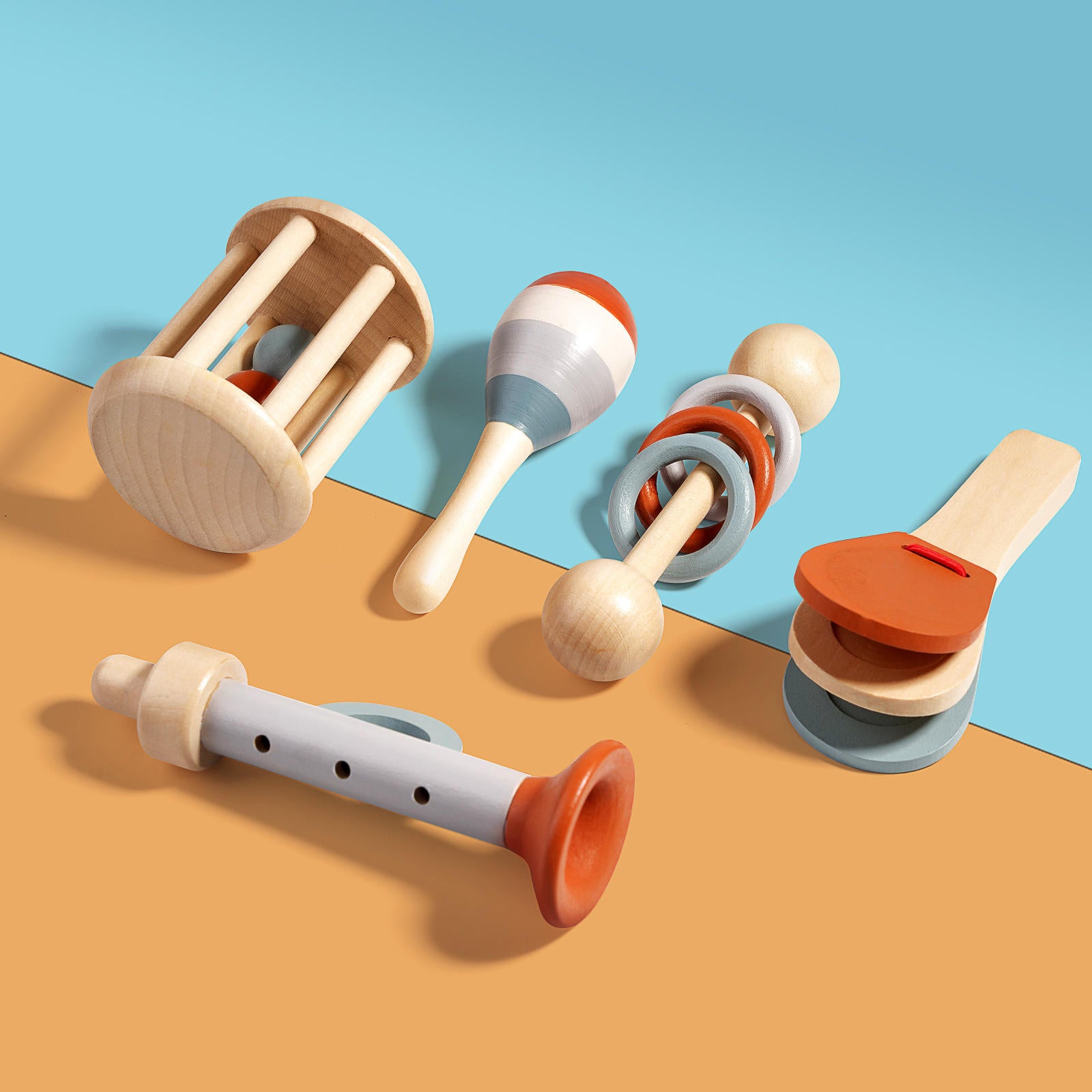 Wooden Baby Musical Instrument Set