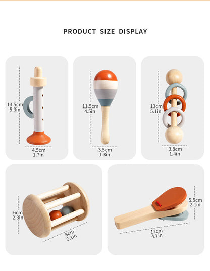 Wooden Baby Musical Instrument Set