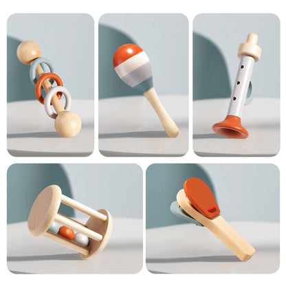 Wooden Baby Musical Instrument Set