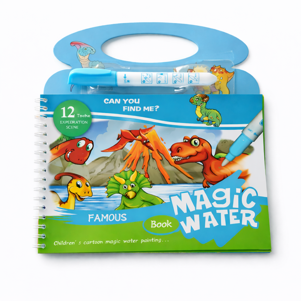 Magic Water Book Reusable Coloring Book