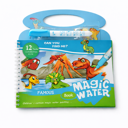 Magic Water Book Reusable Coloring Book